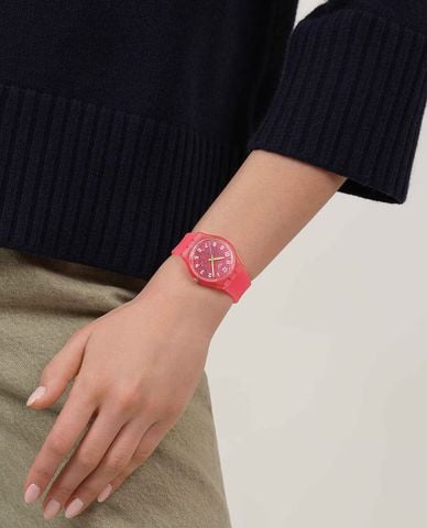  SWATCH - Đồng hồ unisex Wavelengths of Coral 34mm 
