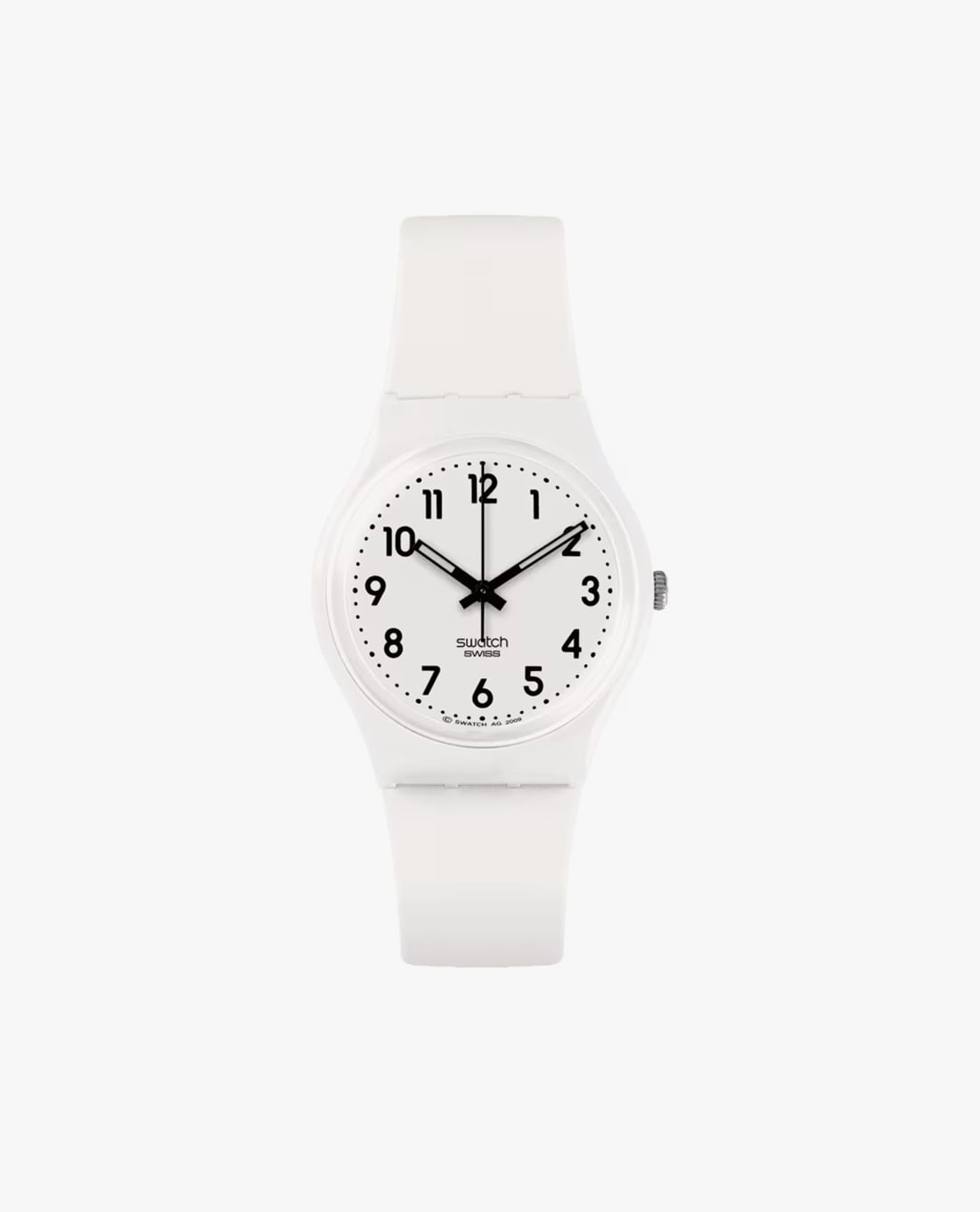 SWATCH - Đồng hồ nữ Just White Soft 34mm