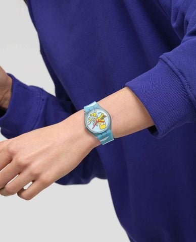  SWATCH - Đồng hồ unisex Angel Bart 34mm 