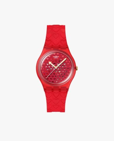  SWATCH - Đồng hồ unisex Love In Scarlet 34mm 