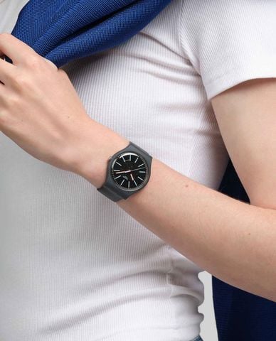  SWATCH - Đồng hồ unisex Cobblestone Street 41mm 
