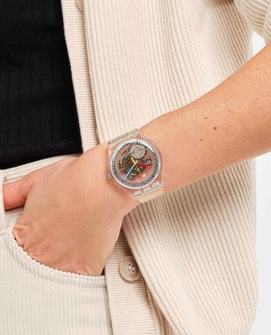  SWATCH - Đồng hồ unisex Clearly New Gent 41mm 