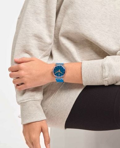  SWATCH - Đồng hồ unisex Polablue 41mm 