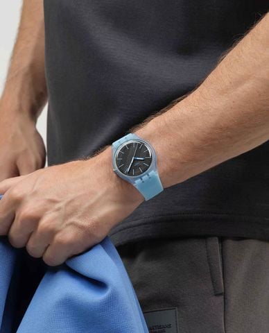  SWATCH - Đồng hồ unisex Blue Moves 41mm 