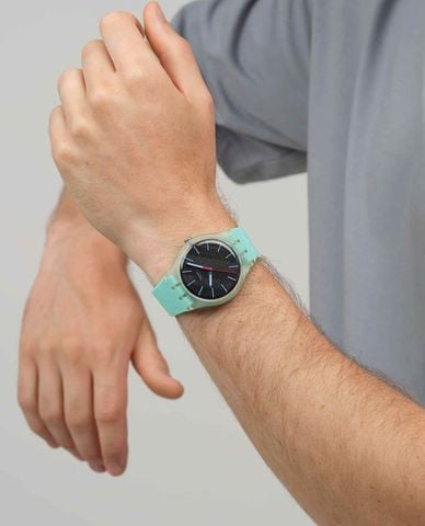  SWATCH - Đồng hồ unisex Hint Of Mint 41mm 