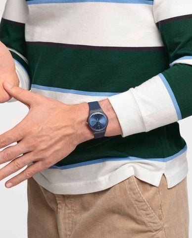  SWATCH - Đồng hồ unisex Blue Rebel 41mm 