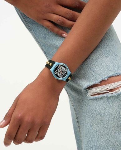  SWATCH - Đồng hồ unisex Broken Rules 34mm 