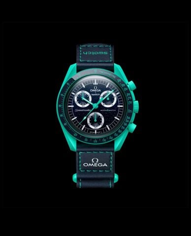  SWATCH - Đồng hồ unisex Mission On Earth Polar Lights 42mm 