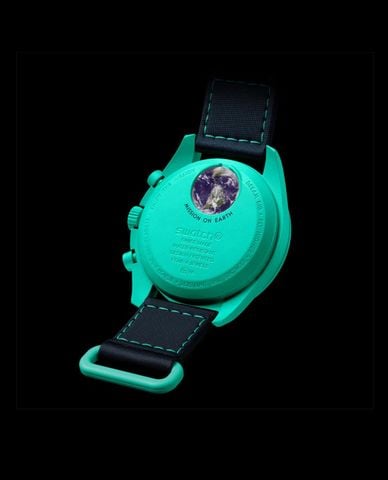  SWATCH - Đồng hồ unisex Mission On Earth Polar Lights 42mm 