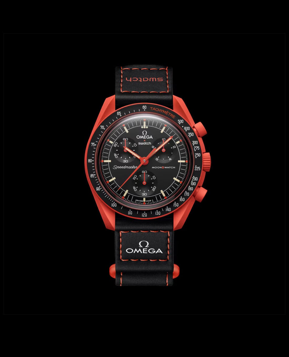 SWATCH - Đồng hồ unisex Mission On Earth Lava 42mm