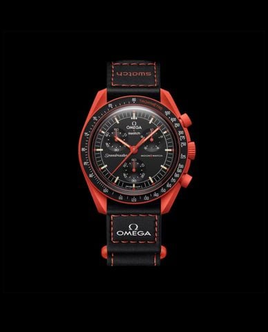  SWATCH - Đồng hồ unisex Mission On Earth Lava 42mm 