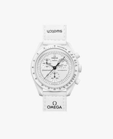  SWATCH - Đồng hồ unisex Mission To The Moonphase Full Moon 42mm 