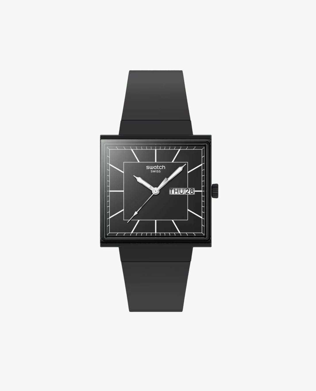 SWATCH - Đồng hồ unisex What If...BlackAgain? 41.8mm