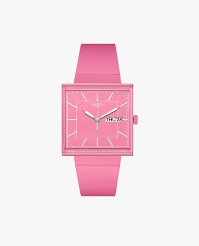  SWATCH - Đồng hồ unisex What If...Rose? 41.8mm 