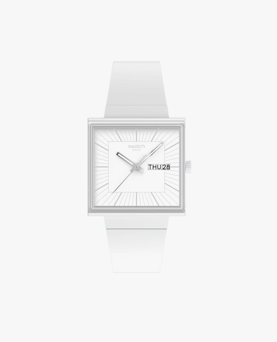 SWATCH - Đồng hồ unisex What If...Allwhite? 41.8mm