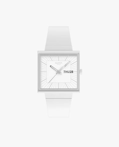  SWATCH - Đồng hồ unisex What If...Allwhite? 41.8mm 