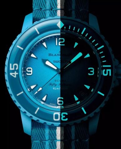  SWATCH - Đồng hồ unisex Blue Lagoon 42.3mm 