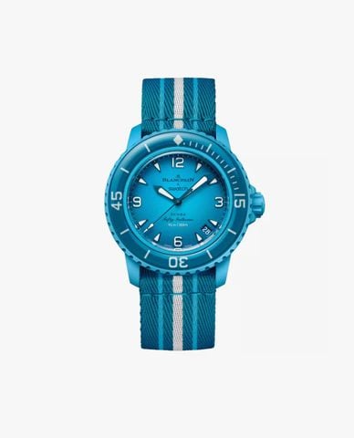  SWATCH - Đồng hồ unisex Blue Lagoon 42.3mm 