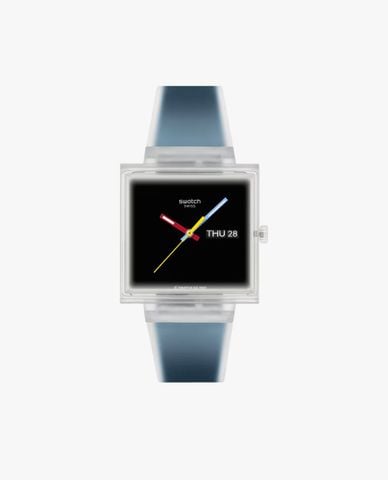  SWATCH - Đồng hồ unisex What if...See Thru Black? 41.8mm 