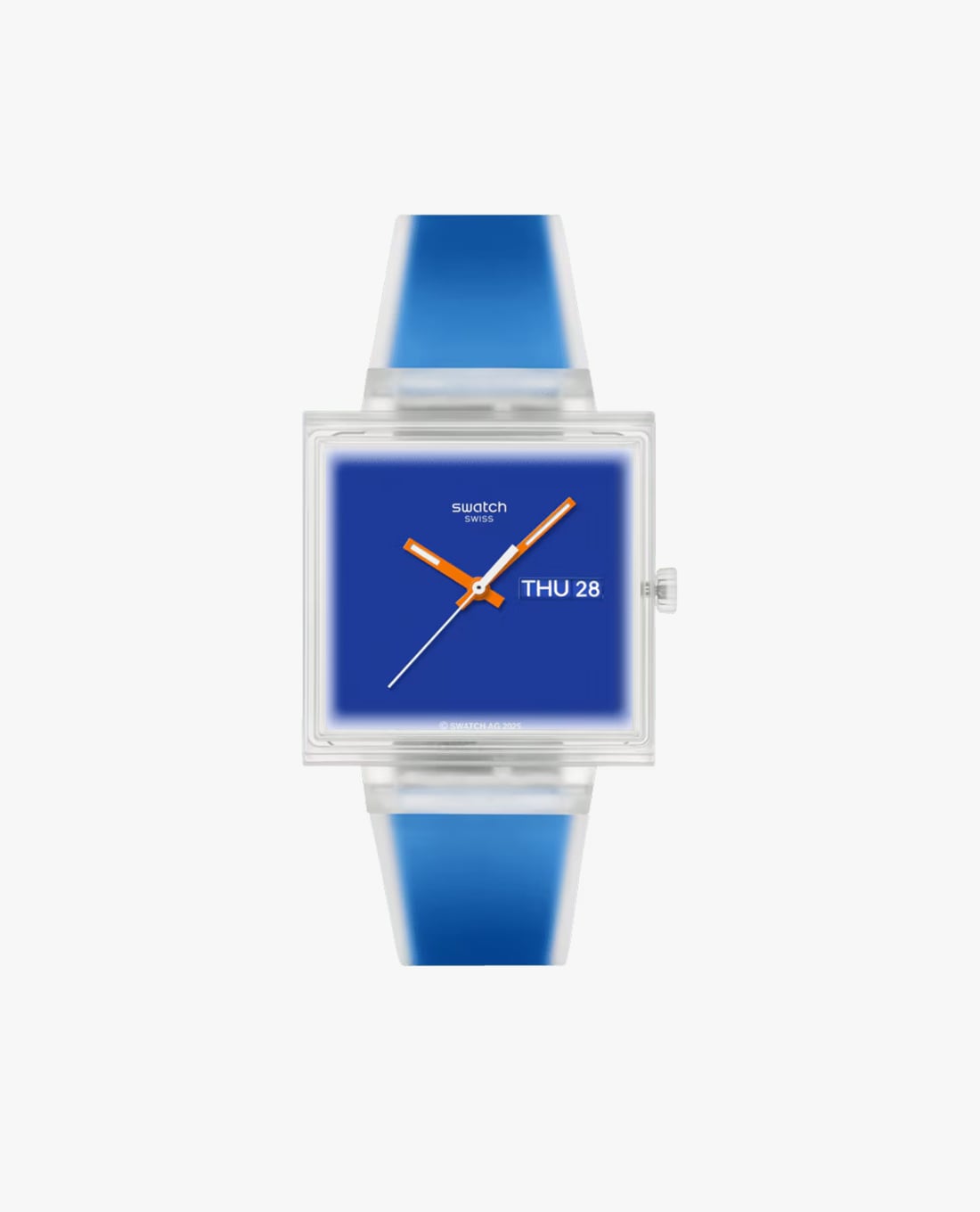 SWATCH - Đồng hồ unisex What if...See Thru Blue? 41.8mm