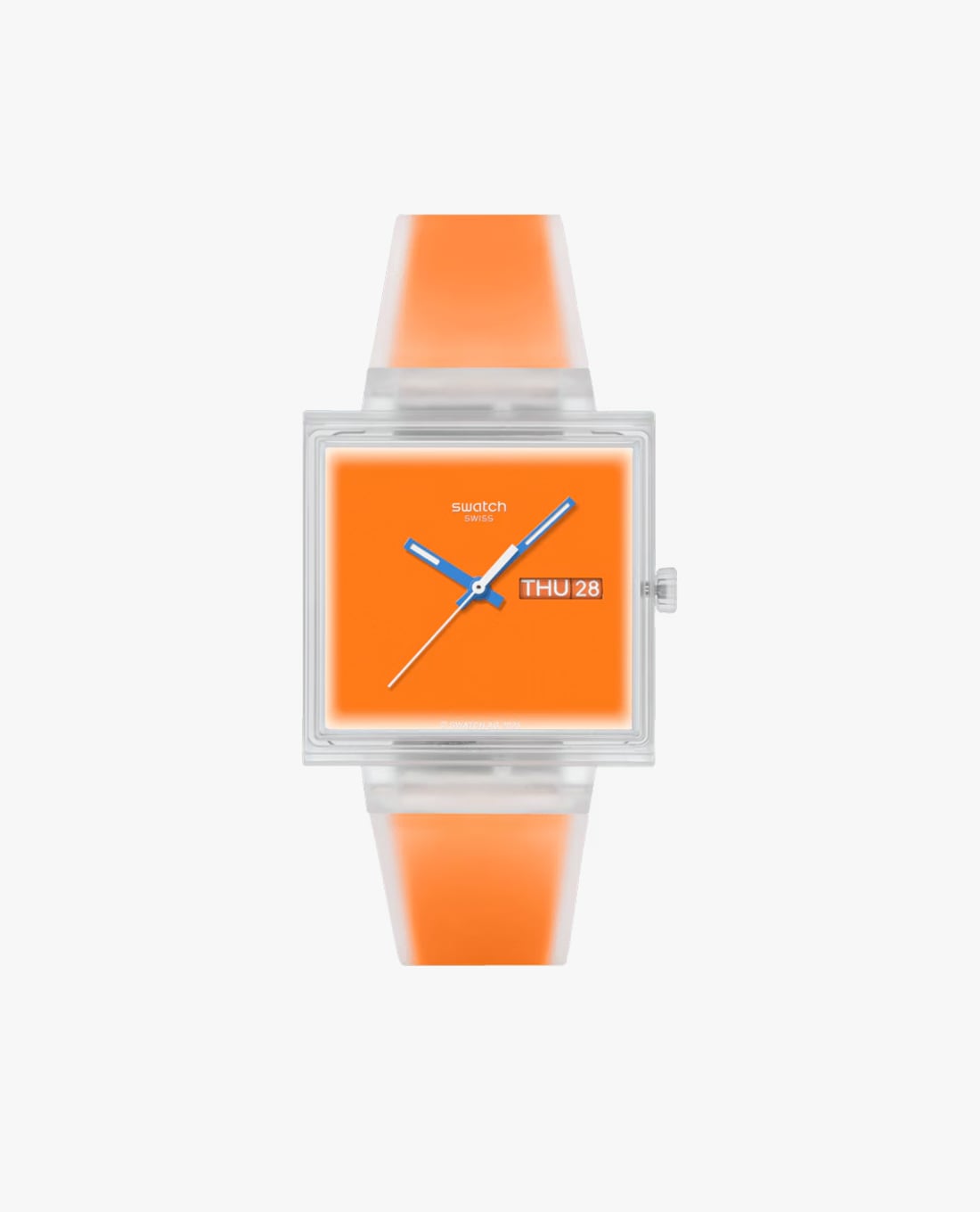 SWATCH - Đồng hồ unisex What if...See Thru Orange? 41.8mm