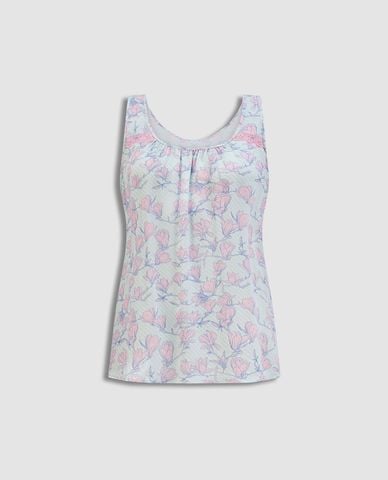  VERA - Bộ quần áo nữ ngắn mặc nhà rayon in 