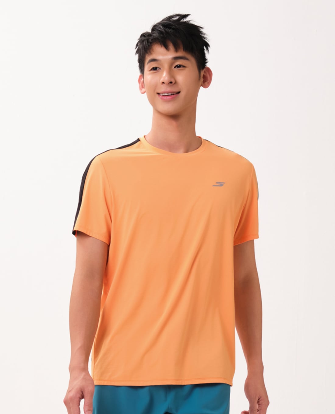 SKECHERS - Áo thun thể thao nam Running Performance