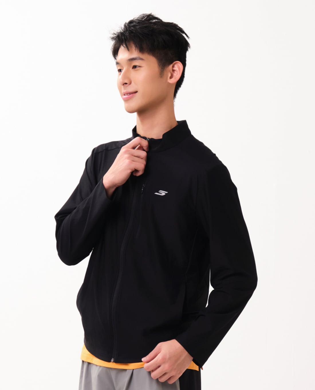 SKECHERS - Áo khoác thể thao nam cổ trụ Performance