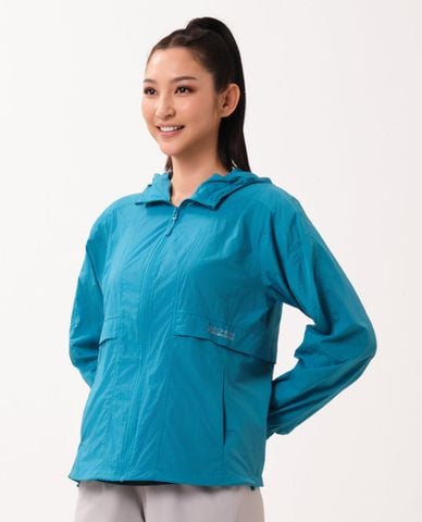  SKECHERS - Áo khoác thể thao nữ phối mũ Performance 