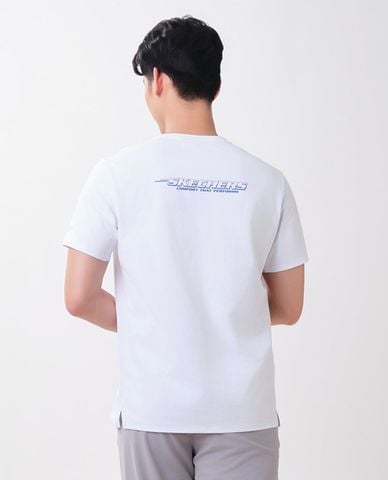  SKECHERS - Áo thun thể thao nam cổ tròn tay ngắn Performance 