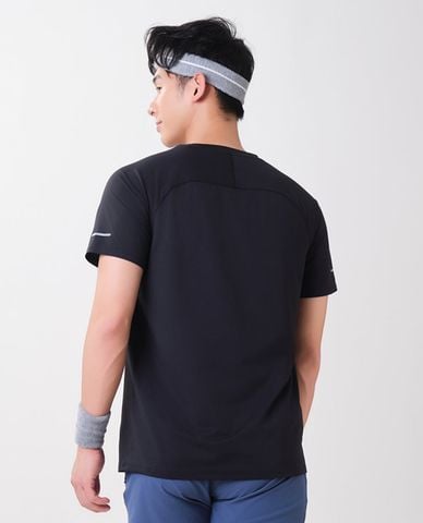  SKECHERS - Áo thun thể thao nam tay ngắn in logo 