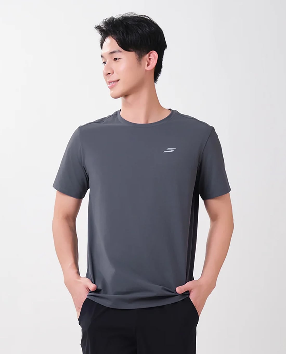 SKECHERS - Áo thun thể thao nam Running Performance