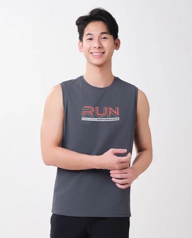  SKECHERS - Áo ba lỗ thể thao nam Running Performance 