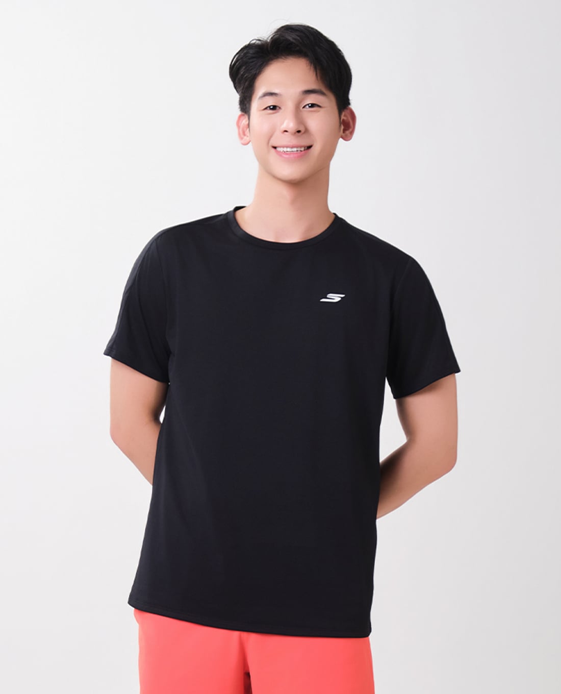 SKECHERS - Áo thun thể thao nam Running Performance