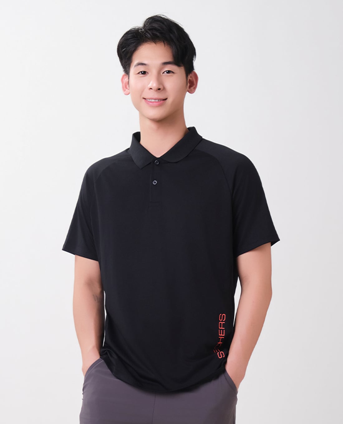 SKECHERS - Áo polo nam cổ bẻ tay ngắn Performance