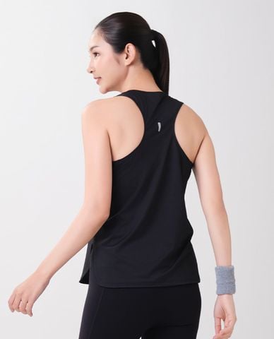  SKECHERS - Áo ba lỗ thể thao nữ cổ tròn in logo 