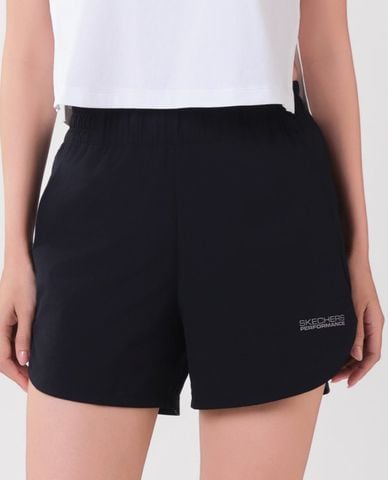  SKECHERS - Quần short tập luyện nữ lưng thun Performance 