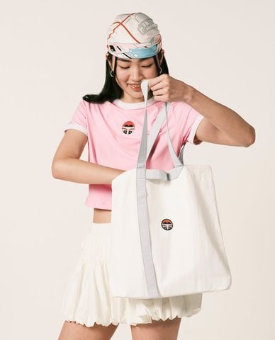  FILA - Túi tote unisex phom chữ nhật Fila x Sea Artist 