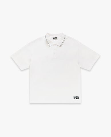  FILA - Áo polo unisex cổ bẻ tay ngắn Fila x Sea Artist 