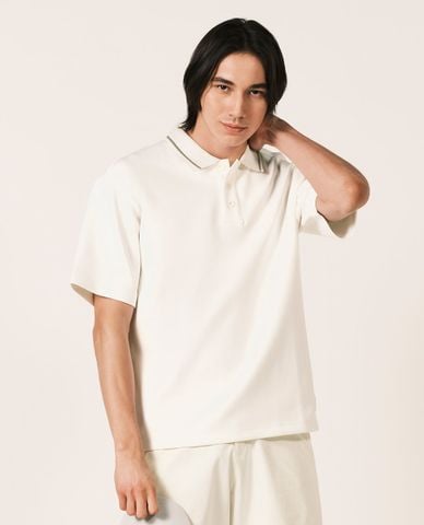  FILA - Áo polo unisex cổ bẻ tay ngắn Fila x Sea Artist 