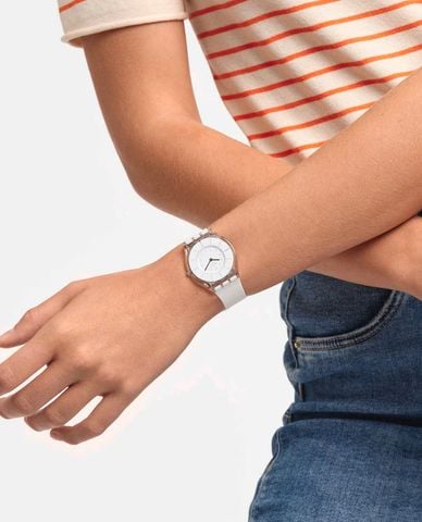  SWATCH - Đồng hồ unisex White Classiness 34mm 