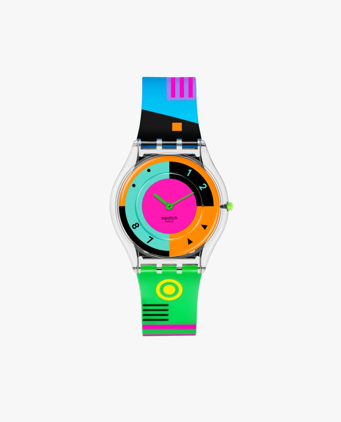 SWATCH - Đồng hồ unisex Neon Hot Racer 34mm