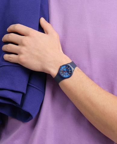  SWATCH - Đồng hồ unisex Very Jazzy Berry 34mm 