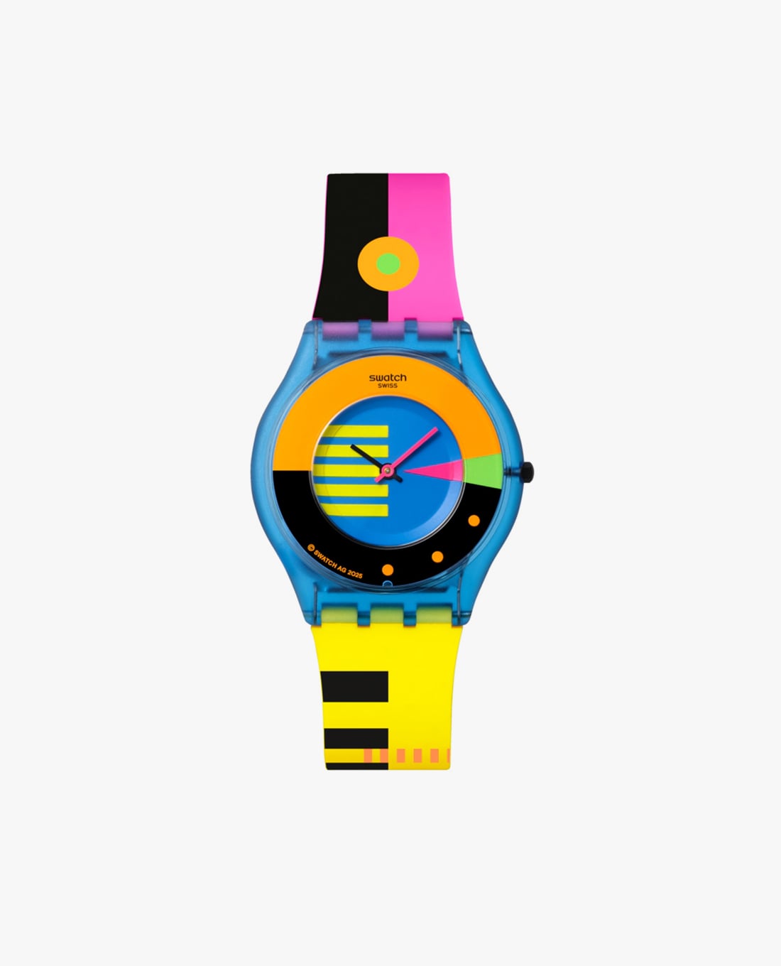 SWATCH - Đồng hồ unisex Neon Flumotions 34mm