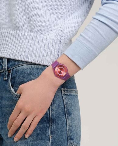  SWATCH - Đồng hồ unisex Sweet Strawberry Dream 34mm 