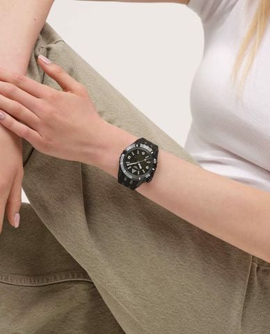  SWATCH - Đồng hồ unisex Black Sea Nettle 44mm 