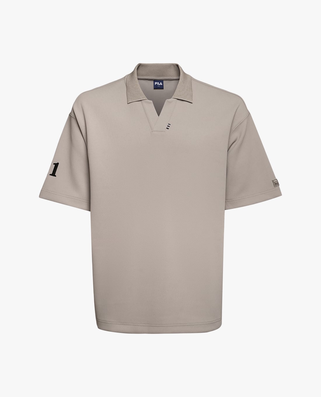 FILA - Áo polo unisex cổ V tay ngắn Origin Club