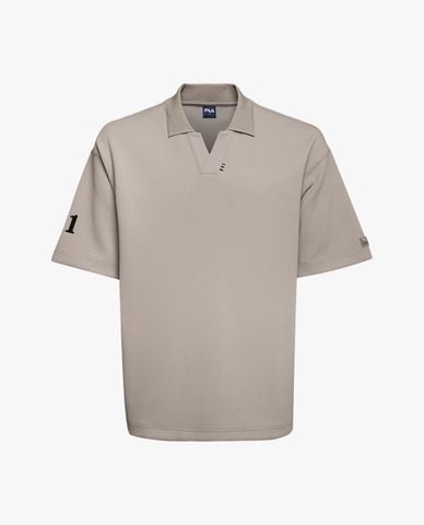  FILA - Áo polo unisex cổ V tay ngắn Origin Club 