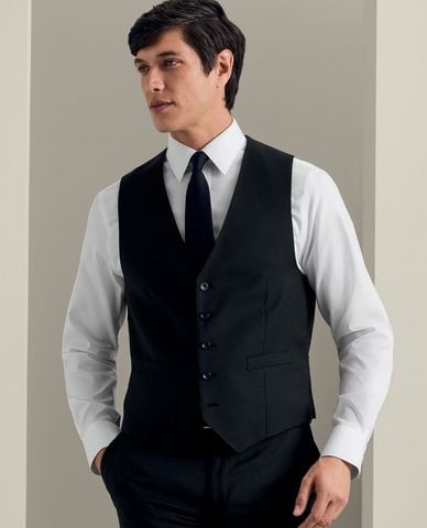  CHARLES TYRWHITT - Áo khoác gilet nam cổ V lịch lãm 