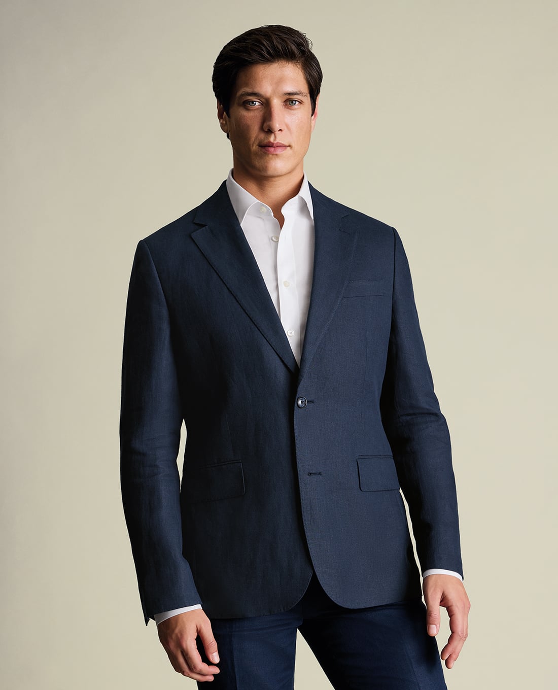 CHARLES TYRWHITT - Áo vest nam cổ ve một hàng khuy